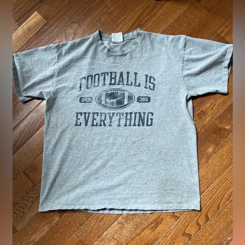 Nike Gray Sports Tee, Size L